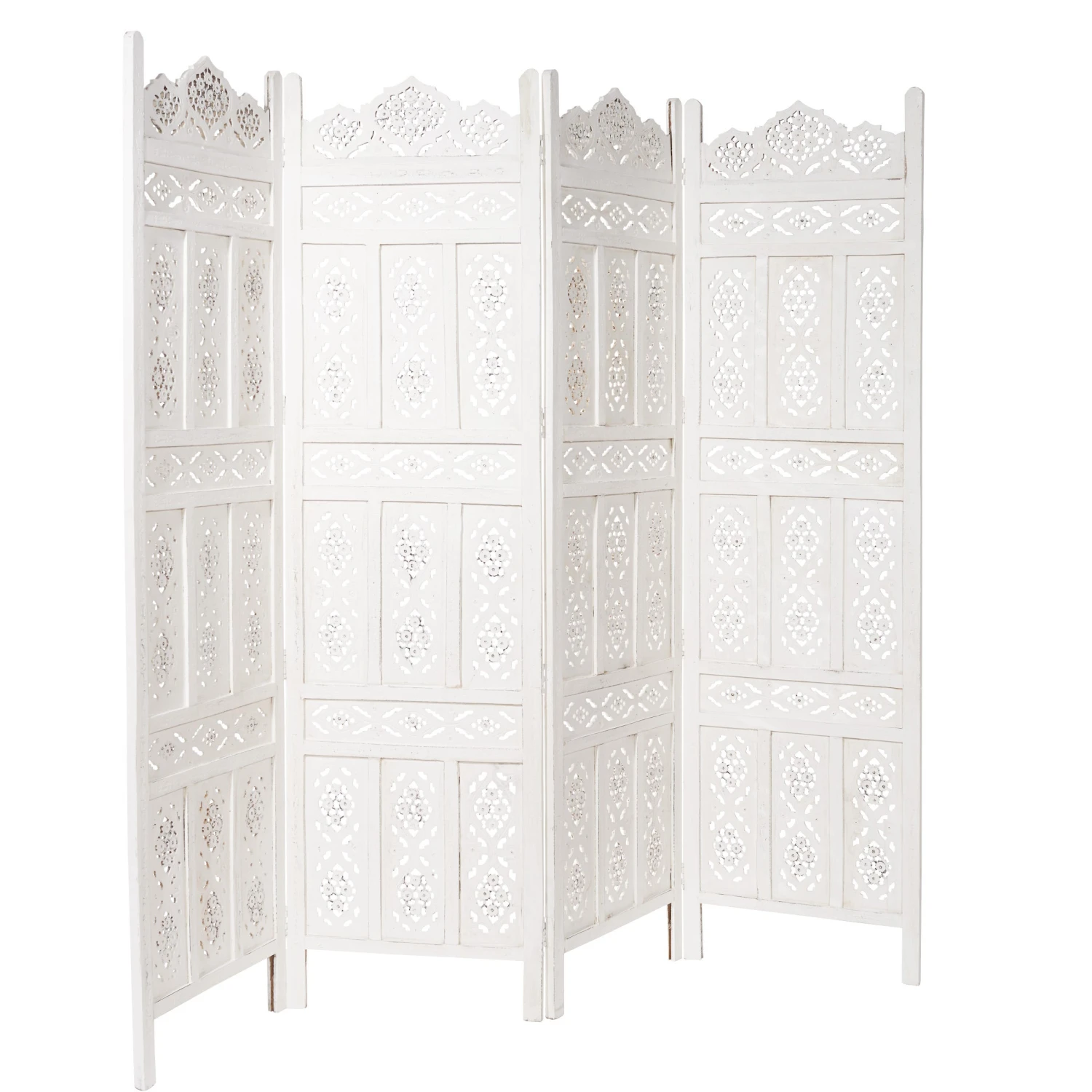 ESTELLA Paravent, Geschnitzt B 180 X H 176cm 1 ESTELLA Paravent, Geschnitzt B 180 X H 176cm