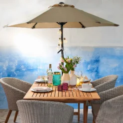 SIESTA Sonnenschirm Mit Kurbel Ø250m -Bestes Möbelhaus Geschäft 10192057 7