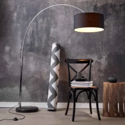 BOW Standleuchte Mit Marmorfuß -Bestes Möbelhaus Geschäft 10198982 1