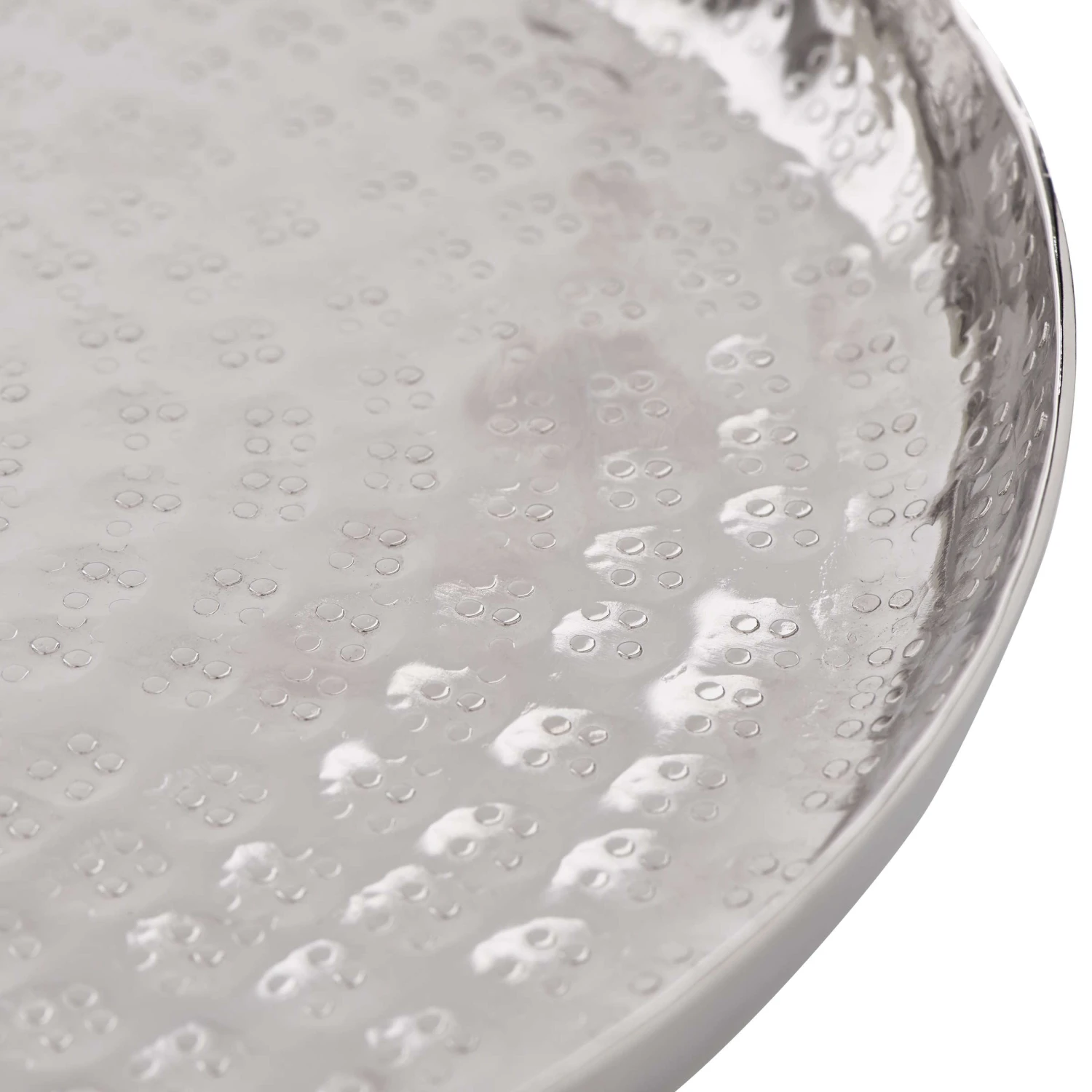 ORIENTAL LOUNGE Deko-Teller Gehämmert Ø28cm 2 ORIENTAL LOUNGE Deko-Teller Gehämmert Ø28cm – Bild 2