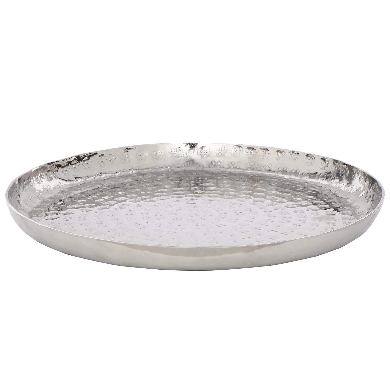 ORIENTAL LOUNGE Deko-Teller Gehämmert Ø28cm 1 ORIENTAL LOUNGE Deko-Teller Gehämmert Ø28cm