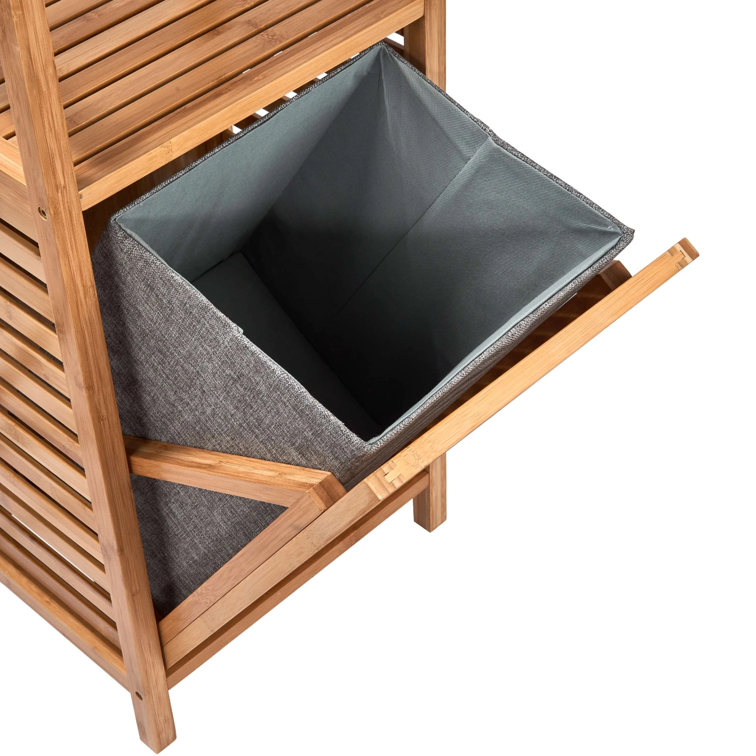 BIG BAMBOO Regal Mit Wäschekorb 10 BIG BAMBOO Regal Mit Wäschekorb – Bild 10