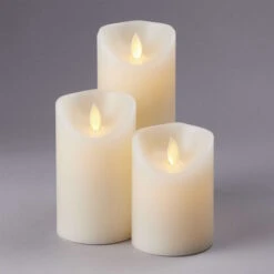 GLOWING FLAME LED Kerzen 3er-Set -Bestes Möbelhaus Geschäft 10212428 1