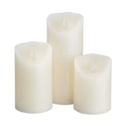 GLOWING FLAME LED Kerzen 3er-Set -Bestes Möbelhaus Geschäft 10212428