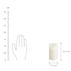 GLOWING FLAME LED Kerzen 3er-Set -Bestes Möbelhaus Geschäft 10212428 5