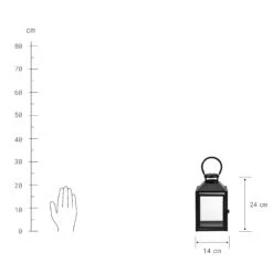 LIGHTHOUSE Laterne Höhe 24cm -Bestes Möbelhaus Geschäft 10216238 3