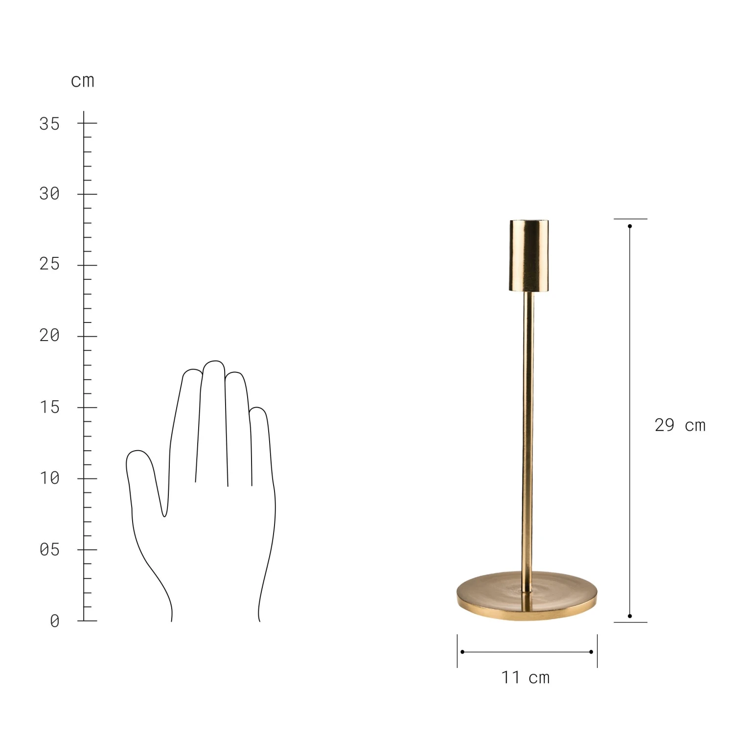 HIGHLIGHT Kerzenhalter Höhe 29cm 4 HIGHLIGHT Kerzenhalter Höhe 29cm – Bild 4