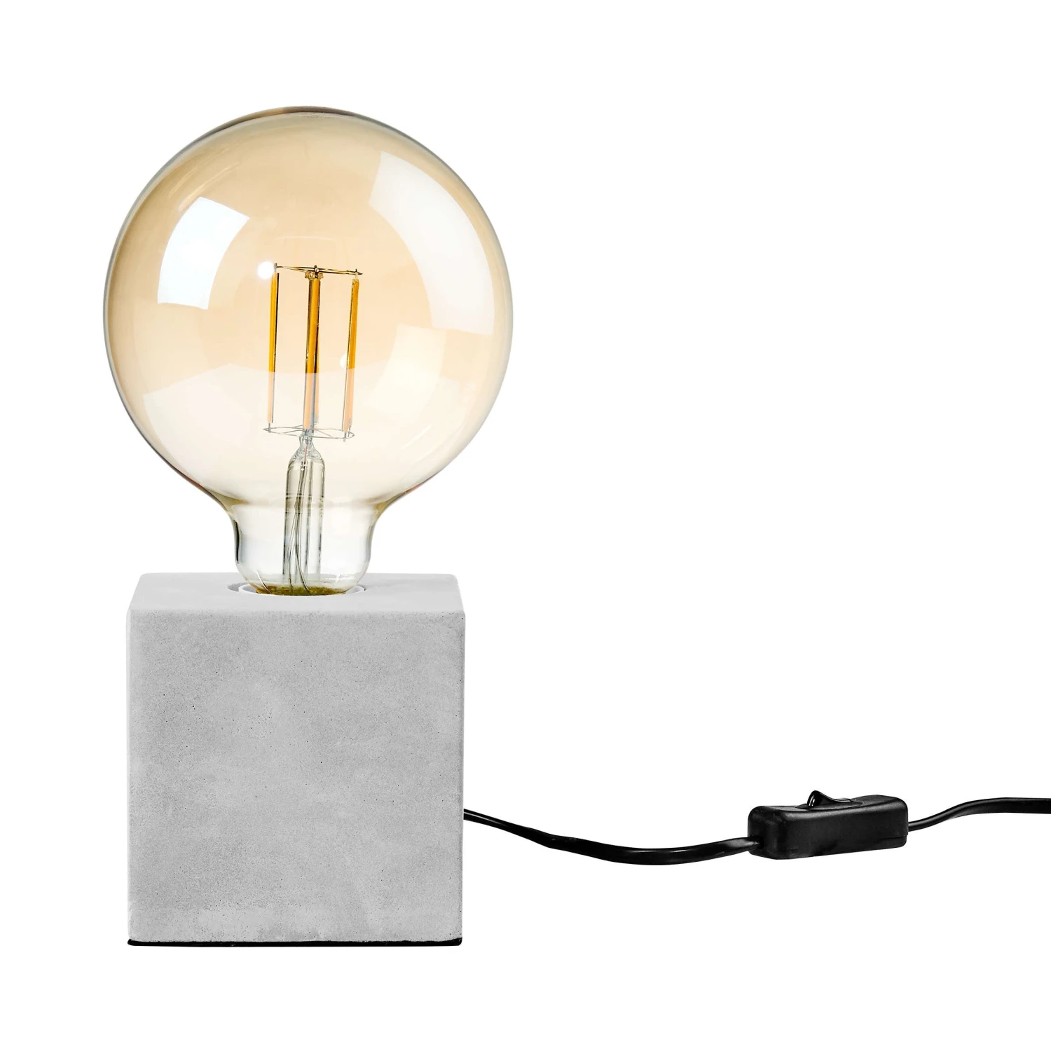 STILO Tischleuchte Mit Betonfuß 10x10 Cm 5 STILO Tischleuchte Mit Betonfuß 10x10 Cm – Bild 5