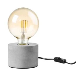 STILO Tischleuchte Mit Betonfuß Ø 13 Cm