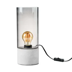 STILO Tischleuchte Mit Betonfuß Und Glasschirm -Bestes Möbelhaus Geschäft 10217789 3