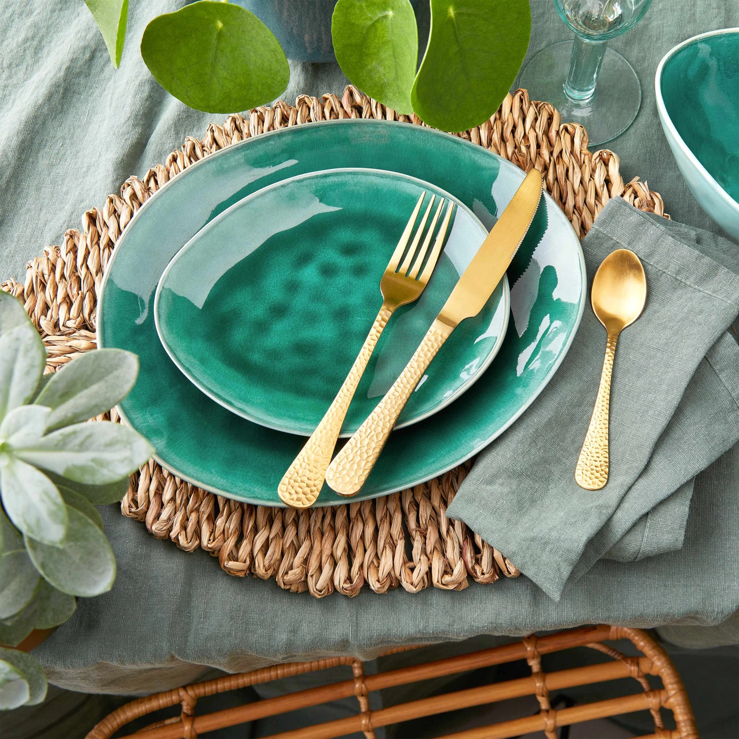 DE LA ROYA Platzteller L 34 X B 29cm 16 DE LA ROYA Platzteller L 34 X B 29cm – Bild 16