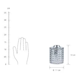 STILO Tischleuchte Glas Ø11cm 7 STILO Tischleuchte Glas Ø11cm -Bestes Möbelhaus Geschäft 10220800 2