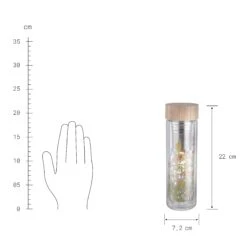 TEA TENDER Teeflasche Mit Blumendruck 450ml -Bestes Möbelhaus Geschäft 10221243 2