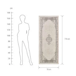 SILENT DANCER Läufer Vintage L 70 X B 170cm -Bestes Möbelhaus Geschäft 10221285 2