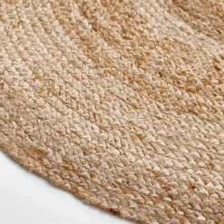 ALL NATURE Hanf-Teppich Ø110cm -Bestes Möbelhaus Geschäft 10221289 4