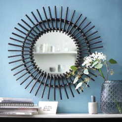 COTTAGE Spiegel Sonnenförmig Ø56cm -Bestes Möbelhaus Geschäft 10222777 1