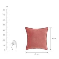 COTTON VELVET Kissen L 45 X B 45cm -Bestes Möbelhaus Geschäft 10223034 2