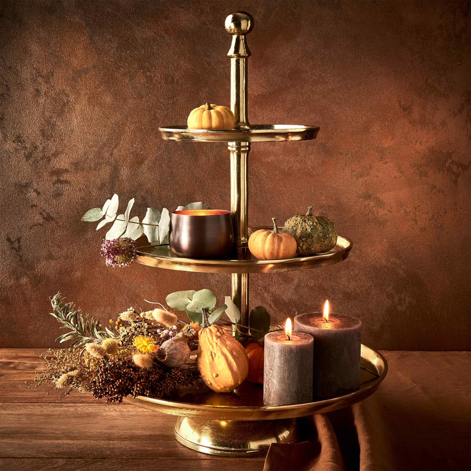 BANQUET Etagere 3-stufig Höhe 66cm 2 BANQUET Etagere 3-stufig Höhe 66cm – Bild 2