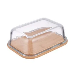 BAMBOO Butterdose Mit Glasdeckel L 17,5 X B 13cm -Bestes Möbelhaus Geschäft 10224238 3