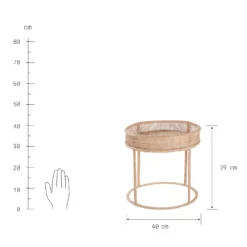 BOHO LOUNGE Beistelltisch Höhe 39cm -Bestes Möbelhaus Geschäft 10224429 2