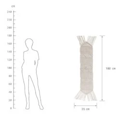 MACRAMÉ Tischläufer L 180 X B 35cm 9 MACRAMÉ Tischläufer L 180 X B 35cm -Bestes Möbelhaus Geschäft 10224917 3