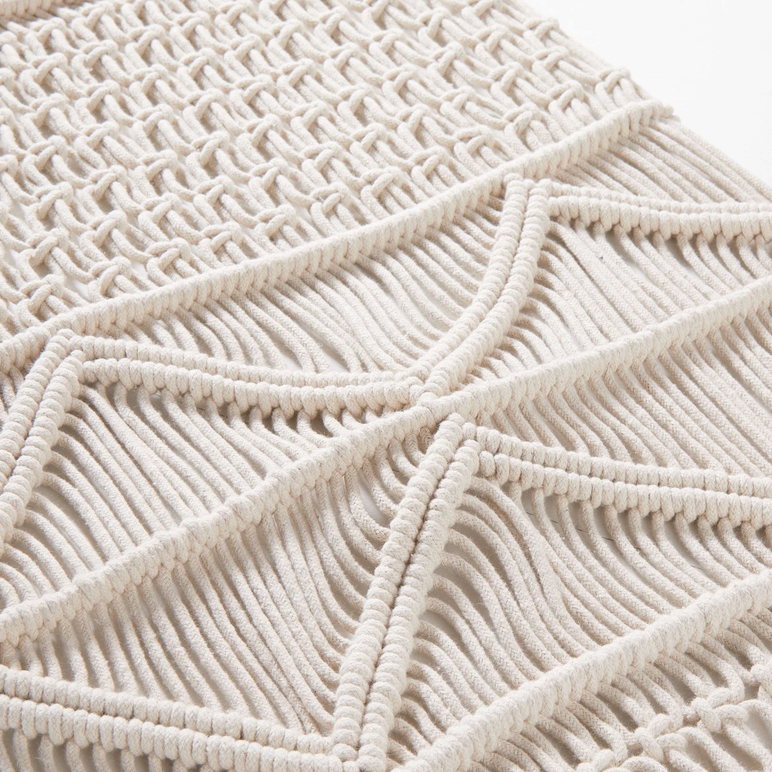 MACRAMÉ Tischläufer L 180 X B 35cm 6 MACRAMÉ Tischläufer L 180 X B 35cm – Bild 6