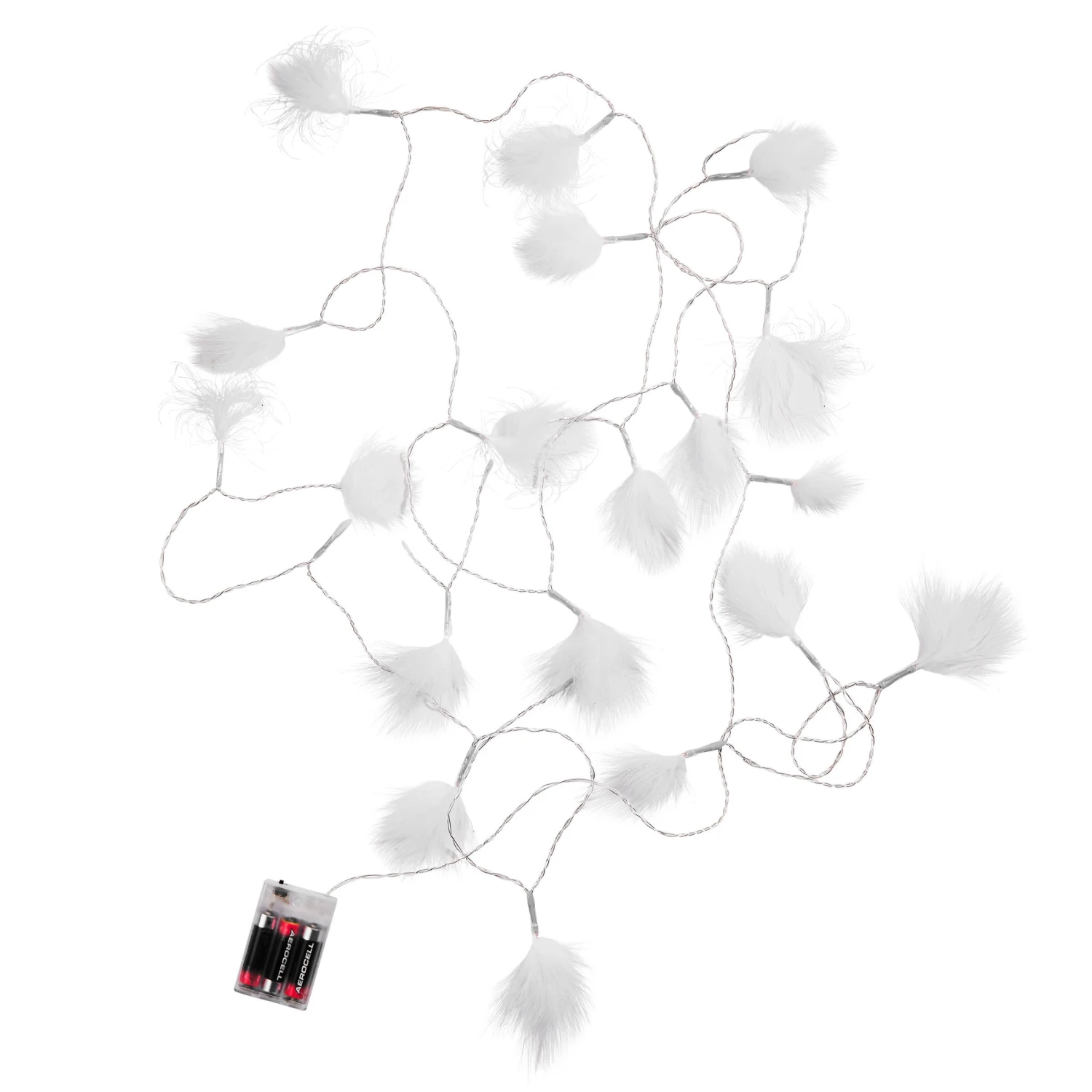 FEATHERS LED-Lichterkette Federn 20 Lichter Mit USB-Batteriefach 2 FEATHERS LED-Lichterkette Federn 20 Lichter Mit USB-Batteriefach – Bild 2