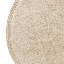 BOHO LOUNGE Teppich Hochflor Mit Makramé Ø120cm -Bestes Möbelhaus Geschäft 10225336 5