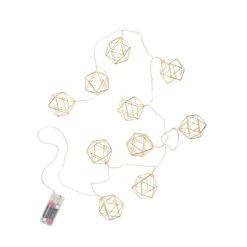 GEOMETRICS LED-Lichterkette Würfel 10 Lichter Mit USB-Batteriefach -Bestes Möbelhaus Geschäft 10225630 2
