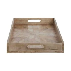 MANGO DAYS Deko-Tablett Mit Intarsienmuster L 46 X B 31cm -Bestes Möbelhaus Geschäft 10225831 2