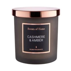 SCENTS OF HOME Duftkerze Cashmere & Amber Mit Sojawachs