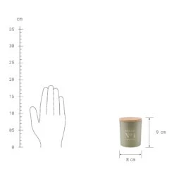 HOME & SOUL Duftkerze Lemon Grass No. 4 Mit Sojawachs -Bestes Möbelhaus Geschäft 10225882 4