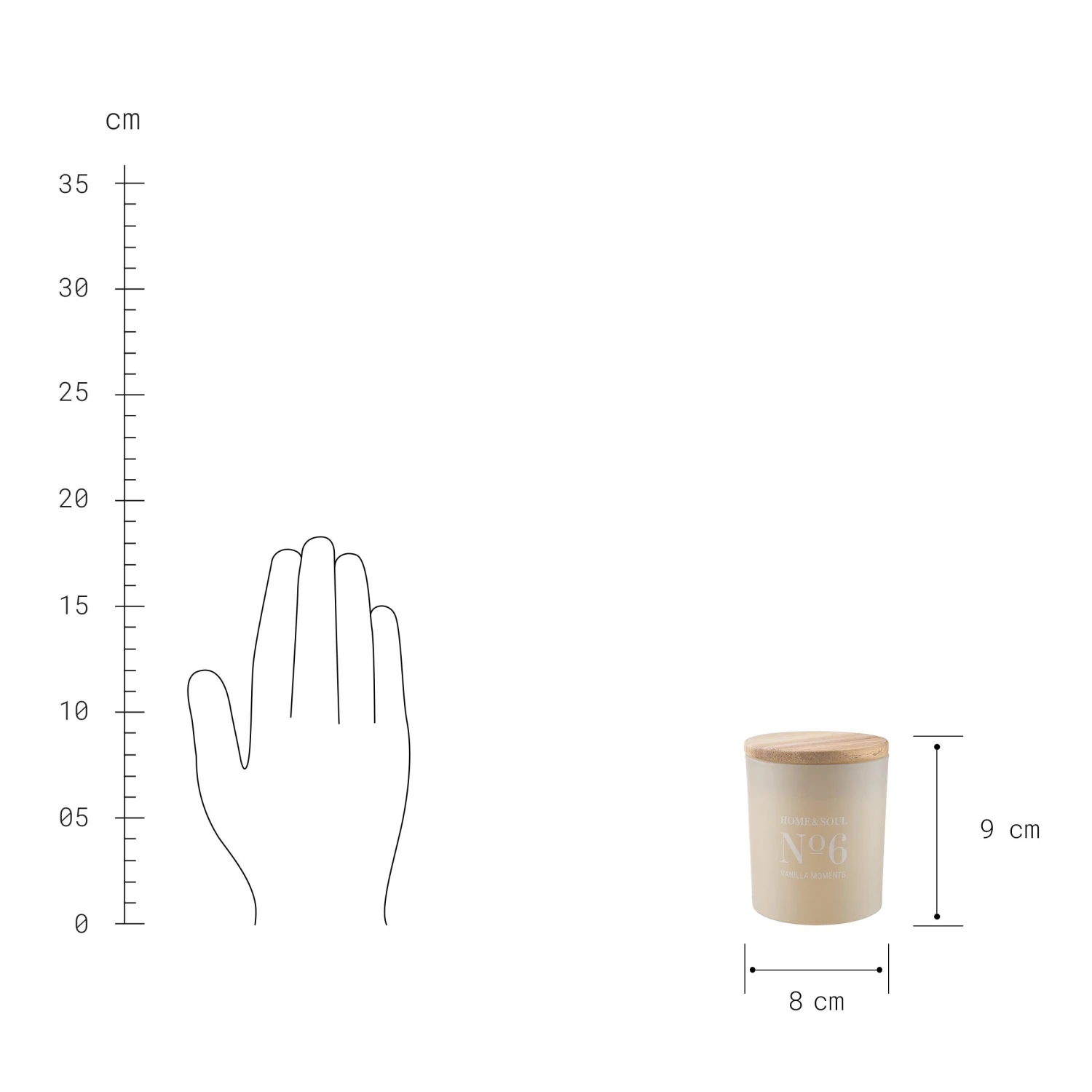 HOME & SOUL Duftkerze Vanilla Moments No. 6 Mit Sojawachs 5 HOME & SOUL Duftkerze Vanilla Moments No. 6 Mit Sojawachs – Bild 5