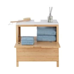 WHITE SANDS Waschbeckenunterschrank Mit Schublade -Bestes Möbelhaus Geschäft 10225909 2