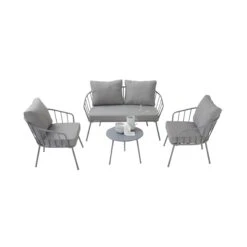 JUNTO Lounge-Set 4-tlg. -Bestes Möbelhaus Geschäft 10226074 2