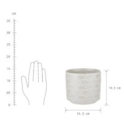 BLOOMY Blumentopf Ø17cm -Bestes Möbelhaus Geschäft 10226120 2