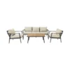 TEAK TIME Lounge-Set 4-tlg.