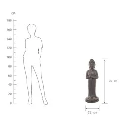 BUDDHA Statue Höhe 96cm -Bestes Möbelhaus Geschäft 10226308 2