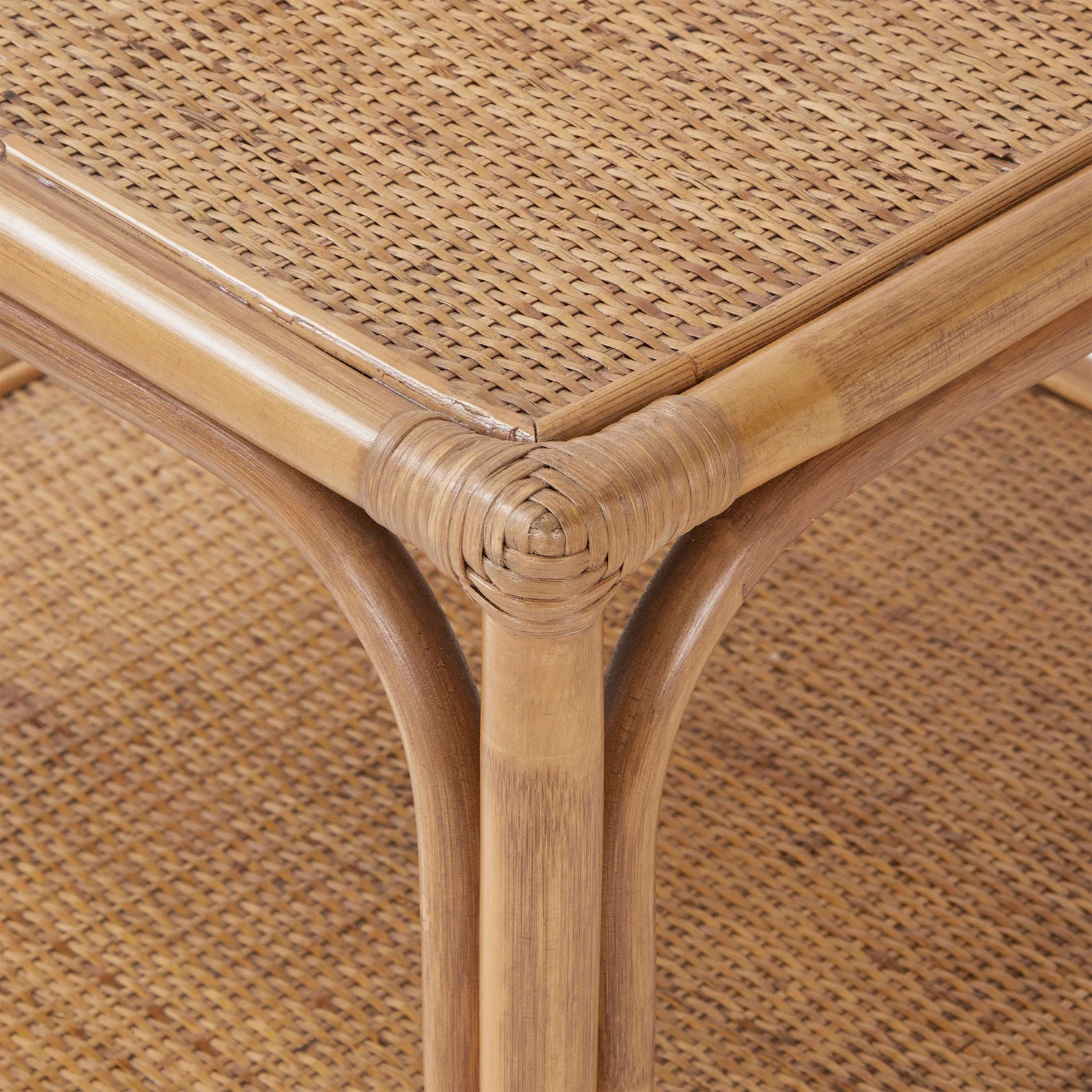 BOHO LOUNGE Couchtisch Handgefertigt Aus Rattan 6 BOHO LOUNGE Couchtisch Handgefertigt Aus Rattan – Bild 6