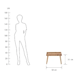 BASSE Beistelltisch Rattan -Bestes Möbelhaus Geschäft 10226526 3