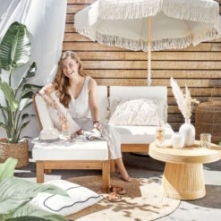 BOHO LOUNGE Couchtisch Rattan -Bestes Möbelhaus Geschäft 10226527 9