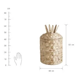 PINEAPPLEAnanaskorb Ø40cm -Bestes Möbelhaus Geschäft 10226544 3