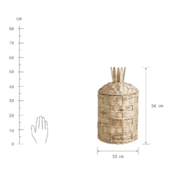 PINEAPPLE Ananaskorb Ø35cm 11 PINEAPPLE Ananaskorb Ø35cm -Bestes Möbelhaus Geschäft 10226545 3