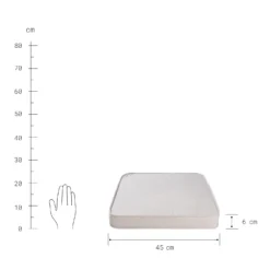 BOHO LOUNGE Sitzkissen L 45 X B 45cm -Bestes Möbelhaus Geschäft 10226769 4