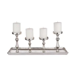 BANQUET Tablett Mit 4 Kerzenhaltern L 52 X B 15cm -Bestes Möbelhaus Geschäft 10226874 4