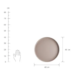 EXHIBITION Deko-Tablett Ø40cm -Bestes Möbelhaus Geschäft 10226918 3