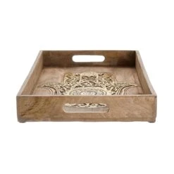 FATIMA Tablett Mit Schnitzerei L 51 X B 32cm 9 FATIMA Tablett Mit Schnitzerei L 51 X B 32cm -Bestes Möbelhaus Geschäft 10226967 3