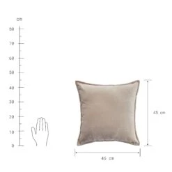 COTTON VELVET Kissen L 45 X B 45cm -Bestes Möbelhaus Geschäft 10227352 2