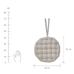 SOLID Stuhlkissen Mit Bändchen Ø39cm -Bestes Möbelhaus Geschäft 10227782 3