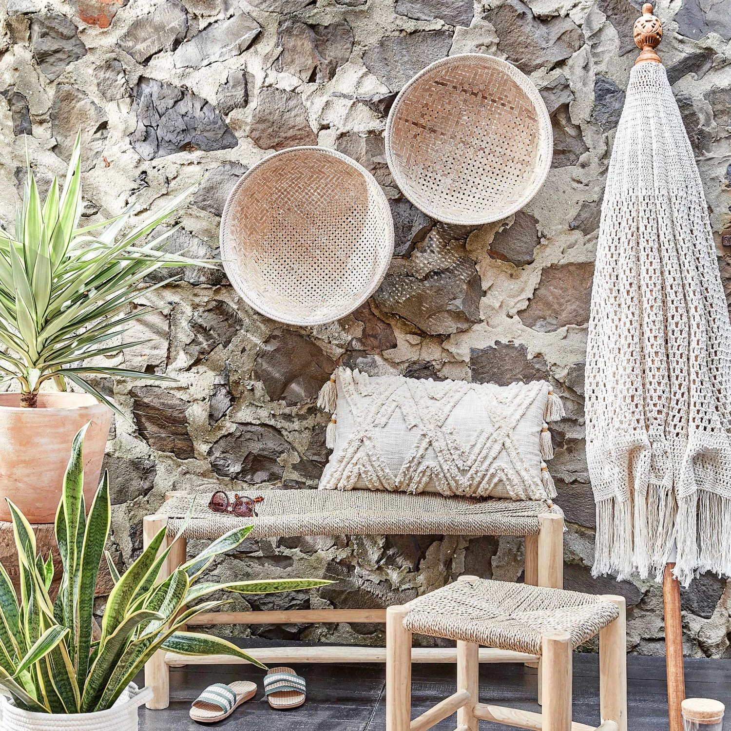 MACRAMÉSonnenschirm Ø1,85m 14 MACRAMÉSonnenschirm Ø1,85m – Bild 14